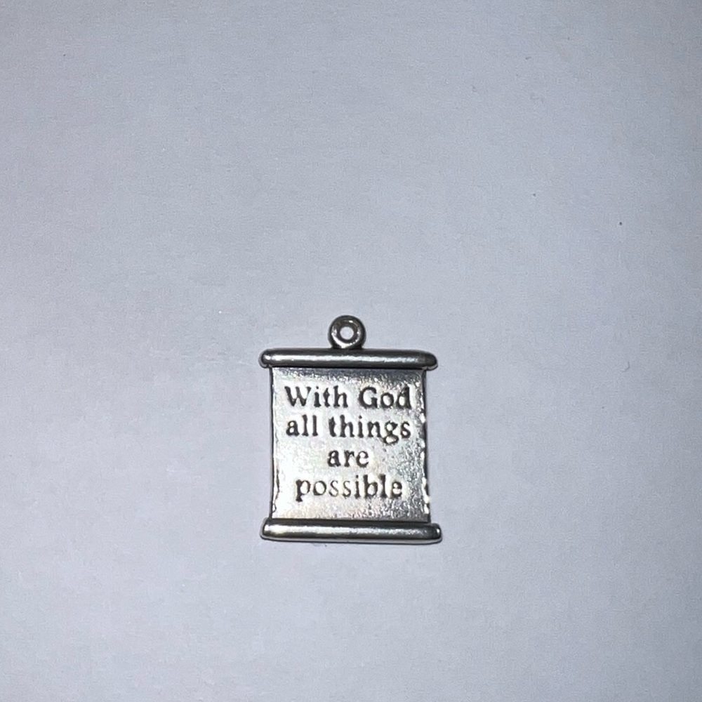 All things are possible James Avery charm